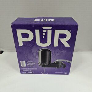PUR FM-2000B Vertical Faucet Mount Water Filtration System – Black, Lead Reducin